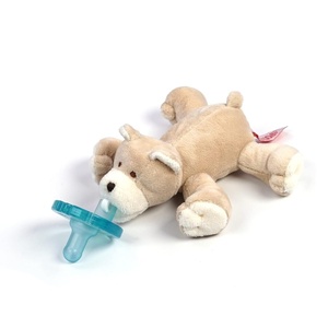 image:imageWubbaNub Cow Detachable Pacifier Moms Choice Award WinnerTan WubbaNub Baby Bear Detachable Pacifier